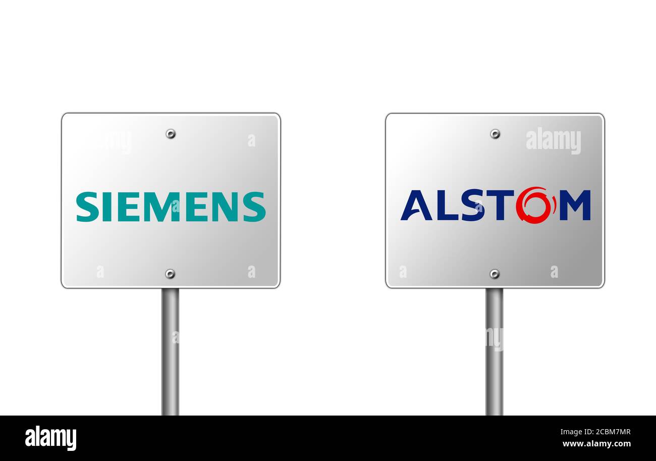 Siemens Alstom Stockfoto