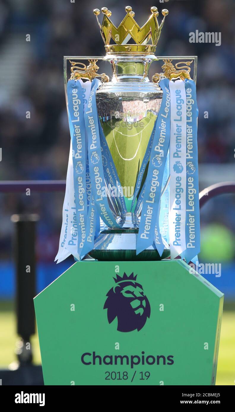 Premier League Trophy 2018 2019 Saison während der Premier League Spiel im AMEX Stadium, Brighton. Stockfoto