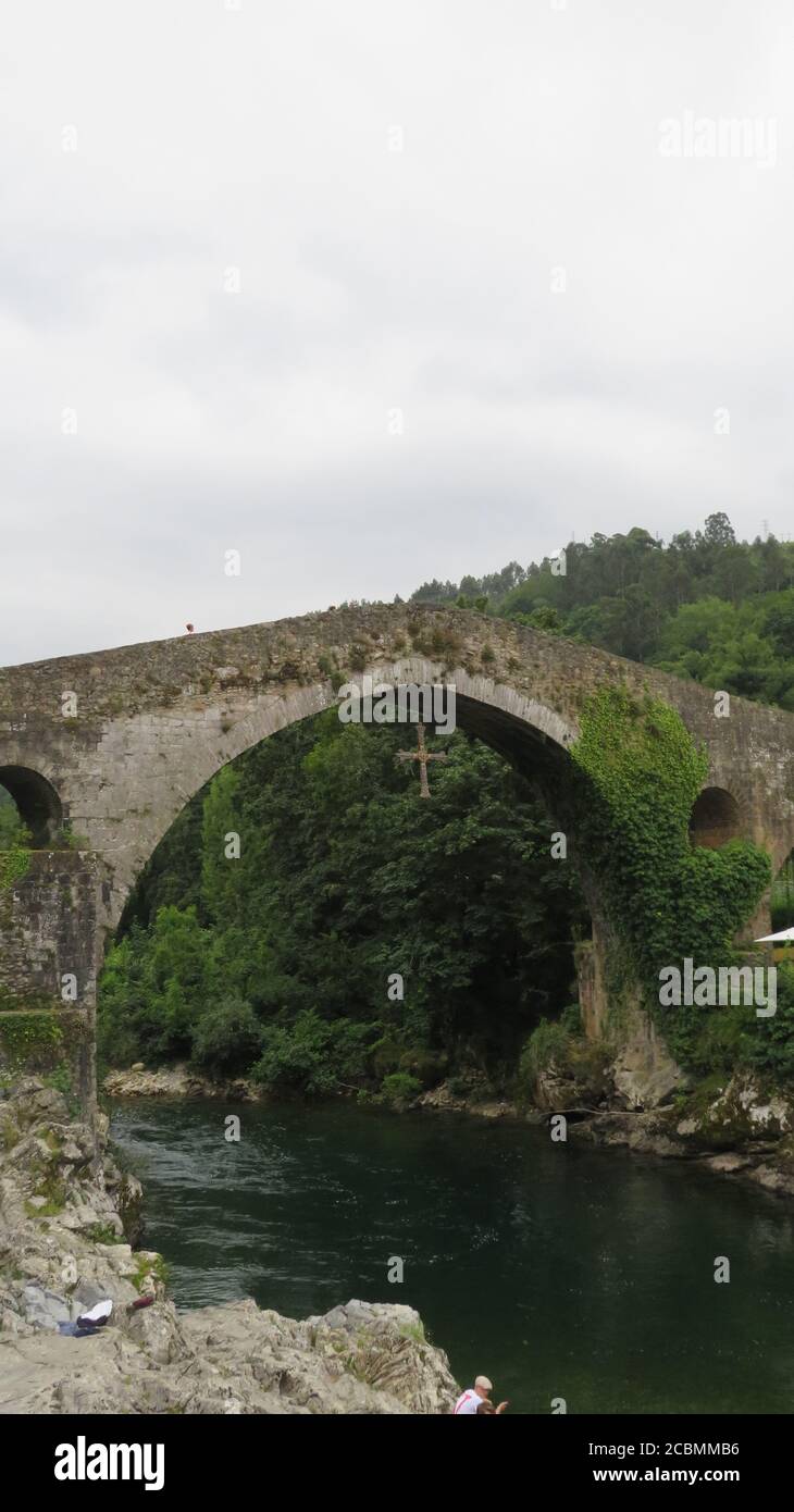 Cangas de Onís Stockfoto