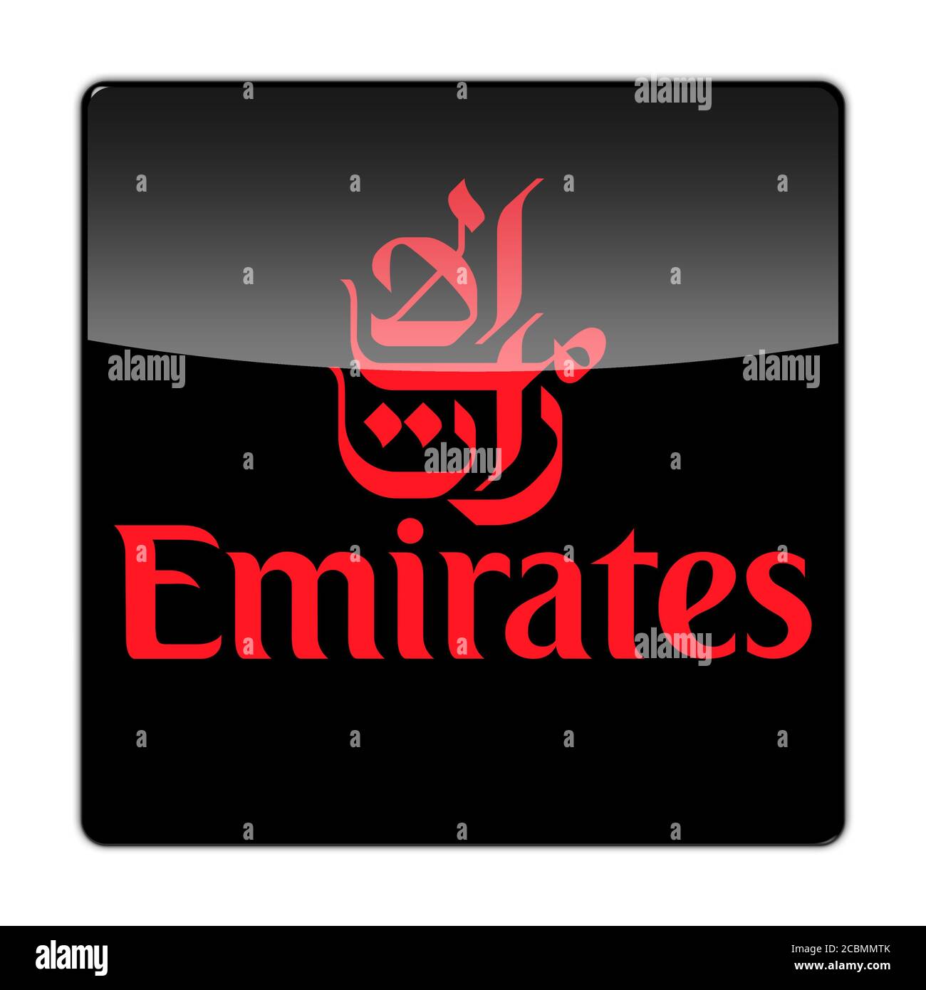 Symbol für Emirates Airline Stockfoto