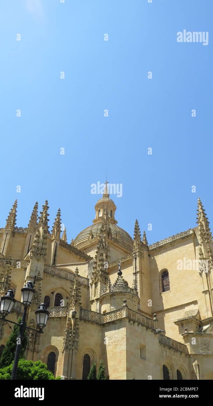 Catedral de Segovia Stockfoto