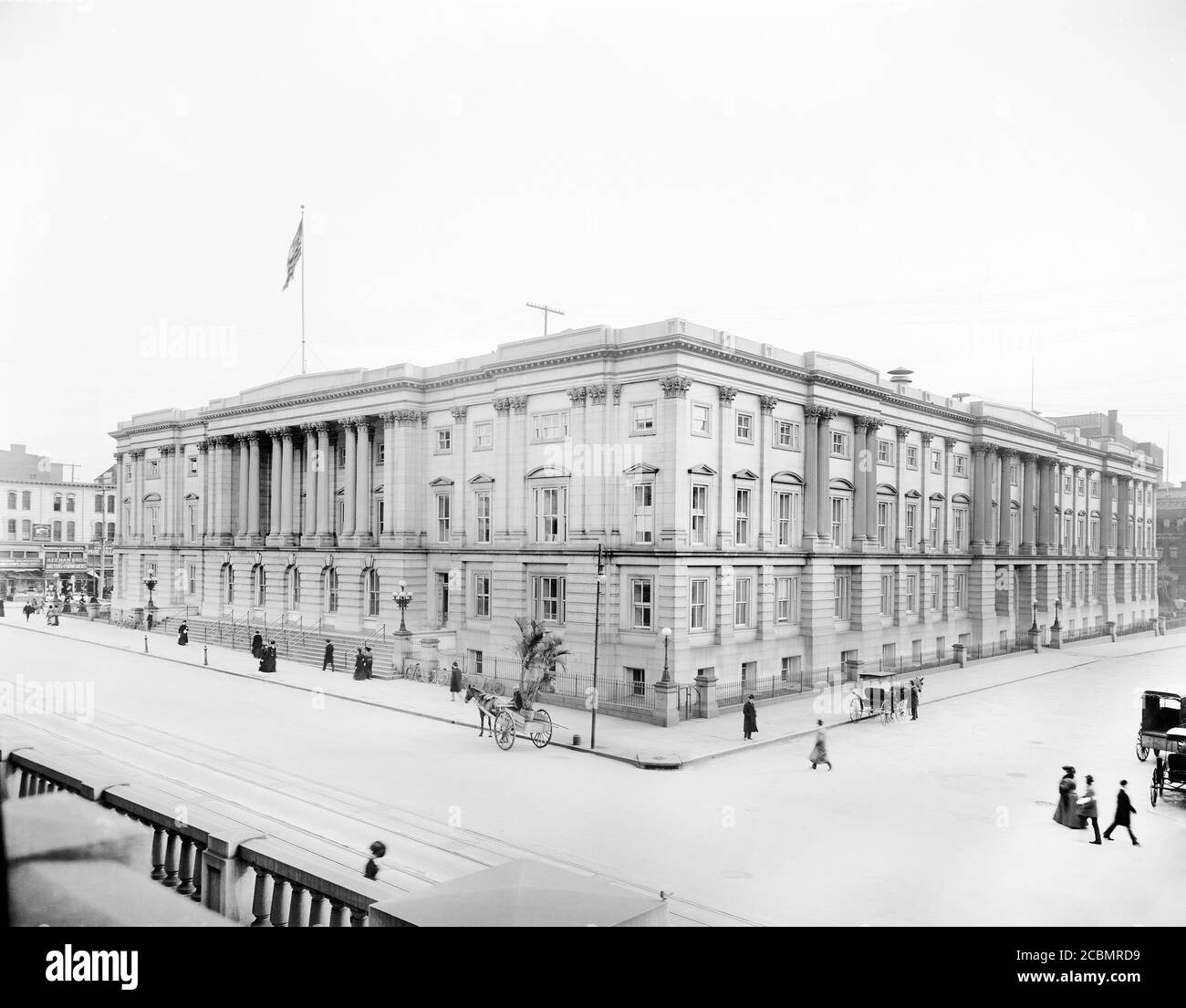 General Post Office Department, Washington, D.C., USA, William Henry Jackson, Detroit Publishing Company, Anfang 1900 Stockfoto