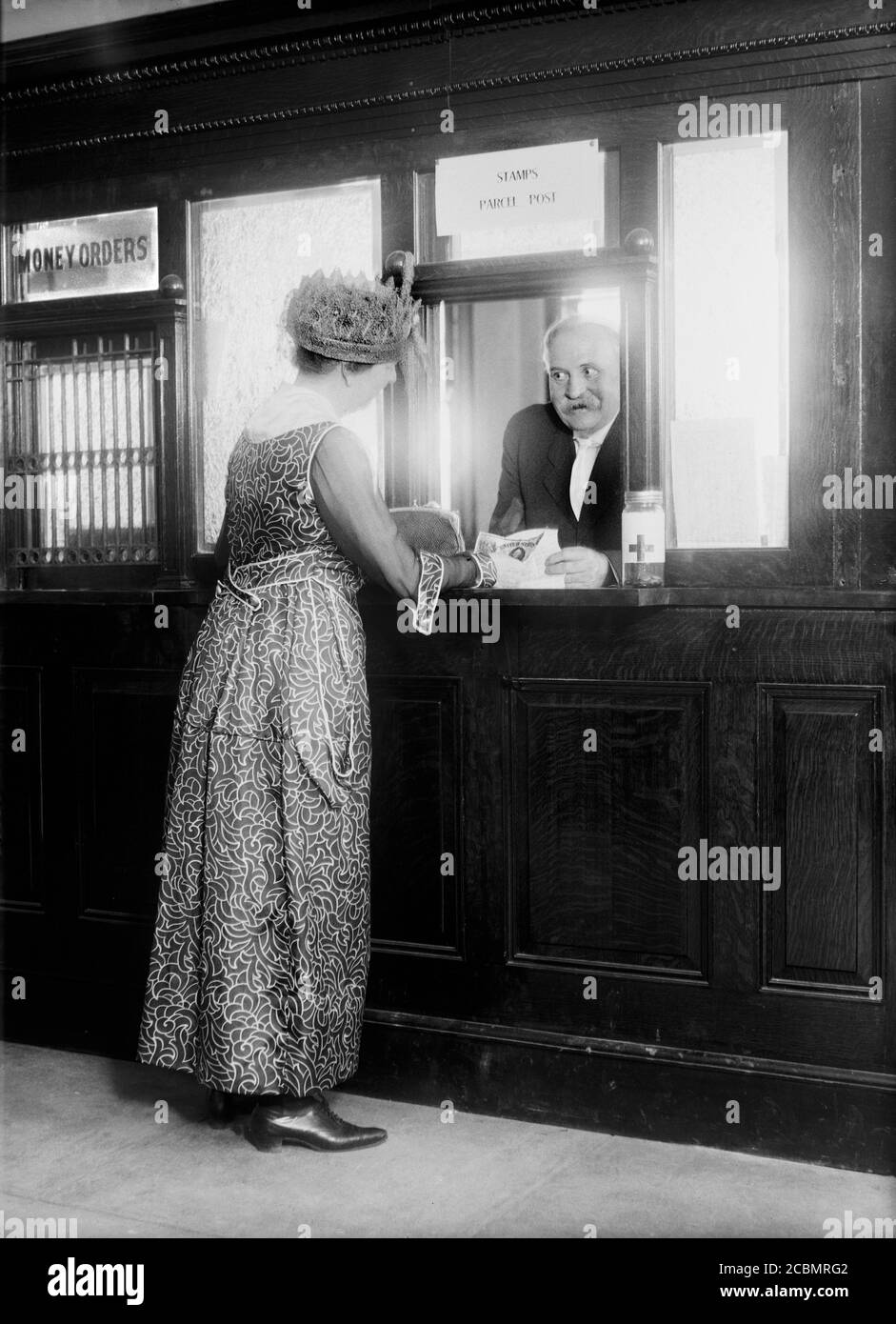 Park View Post Office, Washington, D.C., USA, Harris & Ewing, 1918 Stockfoto