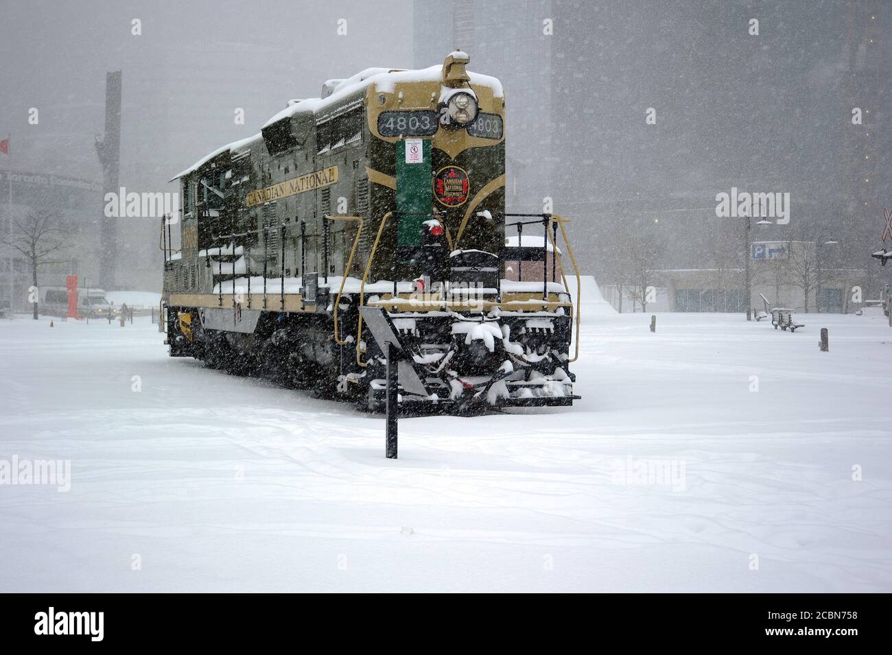 Canadian National Railways Nr. '4803'. EIN GP7 „HEXER“. Stockfoto