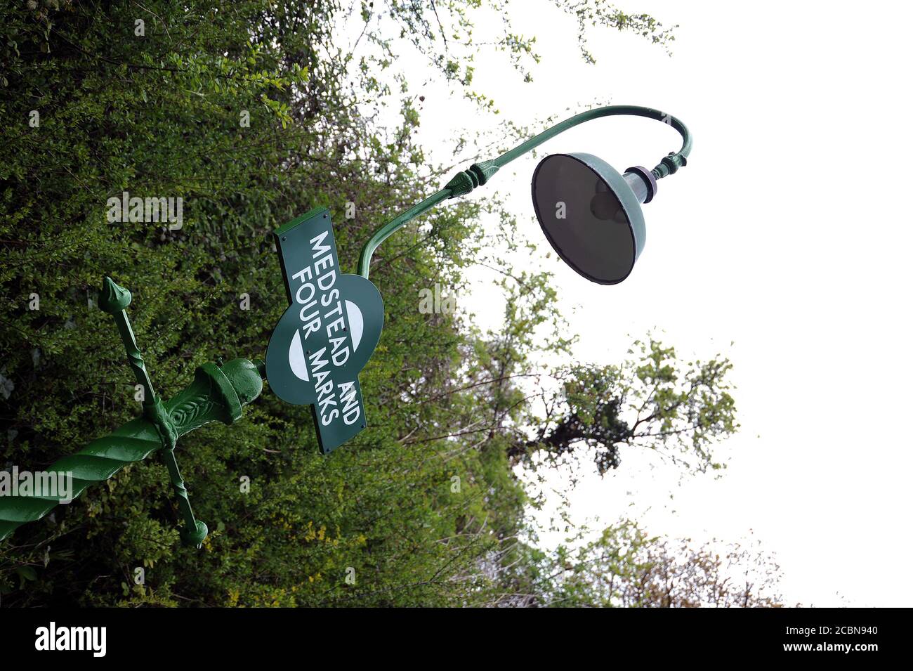 In Board laufen - 'Medstean and Four Marks'. Stockfoto