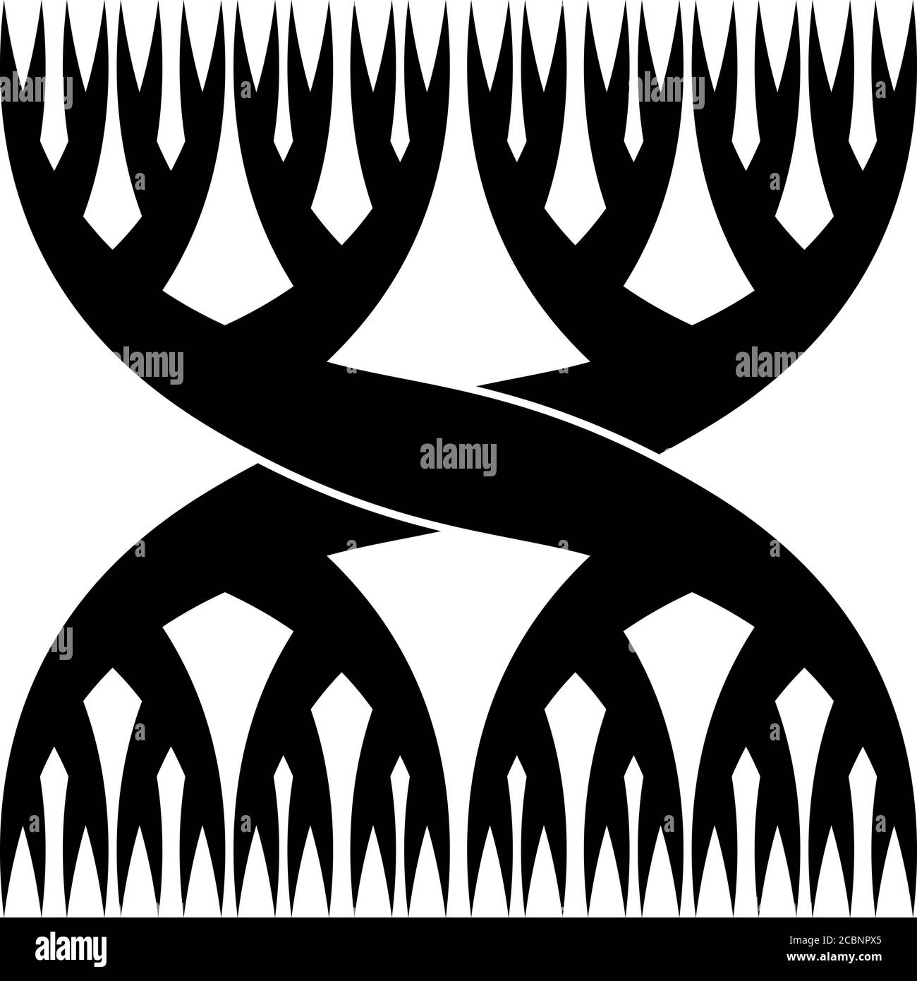 Baum des Lebens : Darstellung des Familiensymbols Stock Vektor