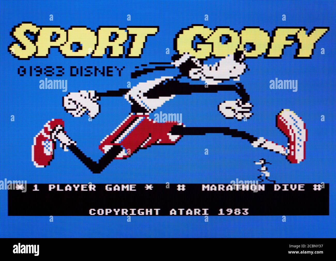 Sport Goofy - Atari 5200 - nur zur redaktionellen Verwendung Stockfoto