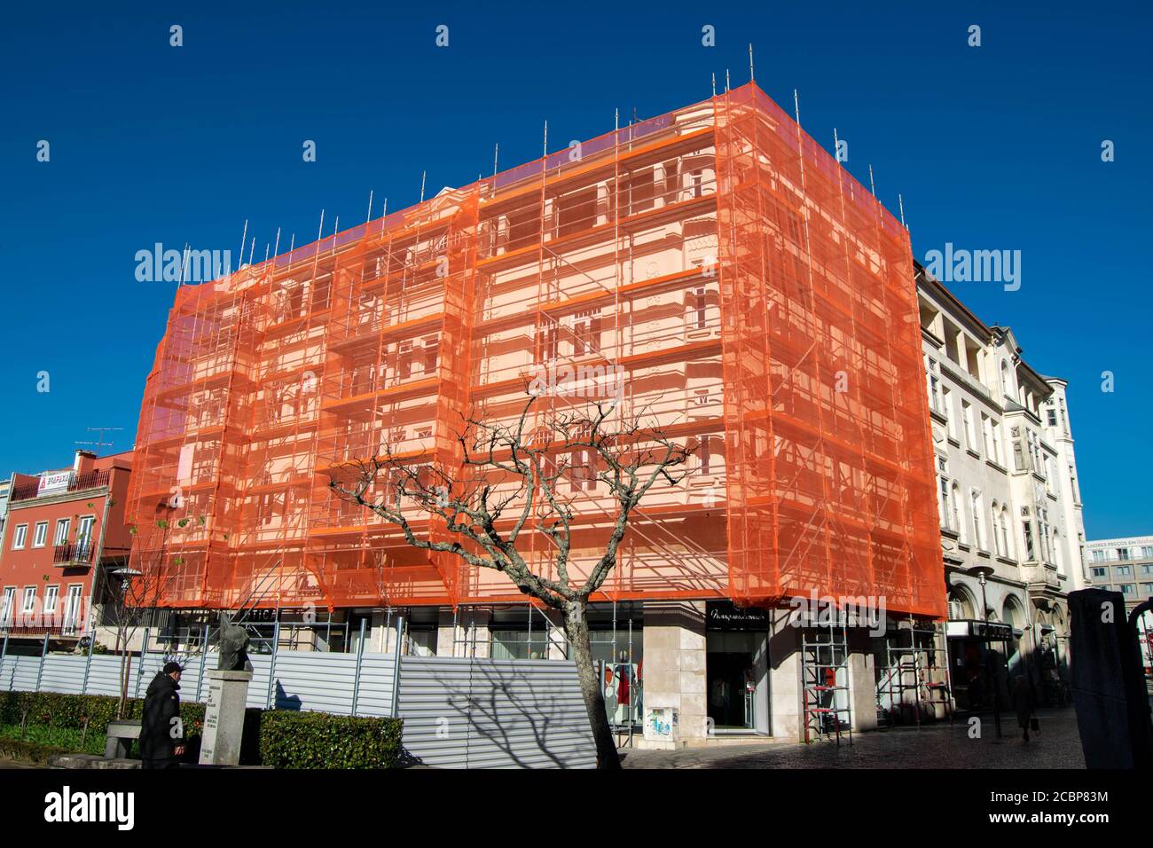 Stadtbau in Braga Portugal Stockfoto