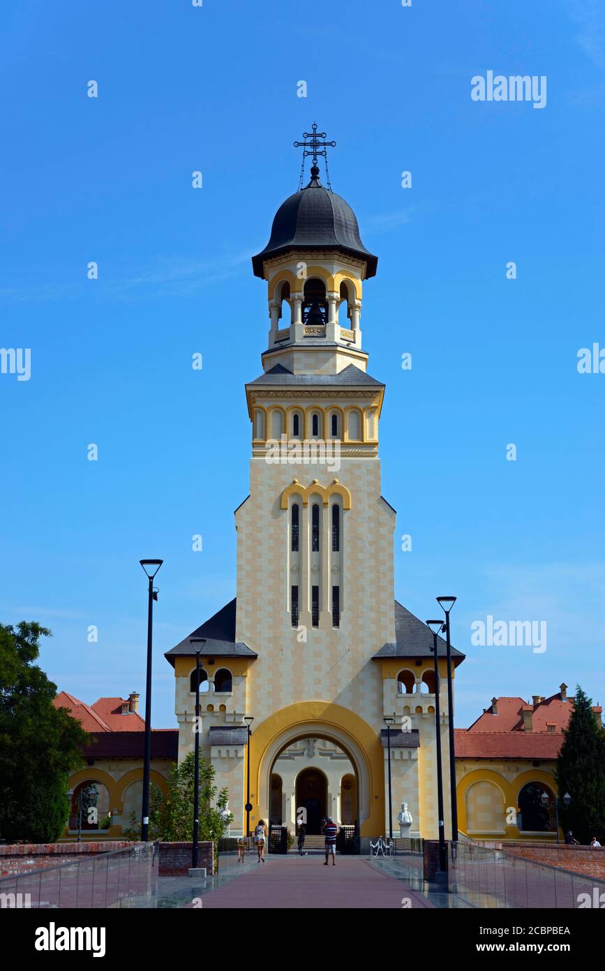 Krönungskathedrale, Festung Alba Carolina, Alba Iulia, Siebenbürgen, Rumänien Stockfoto