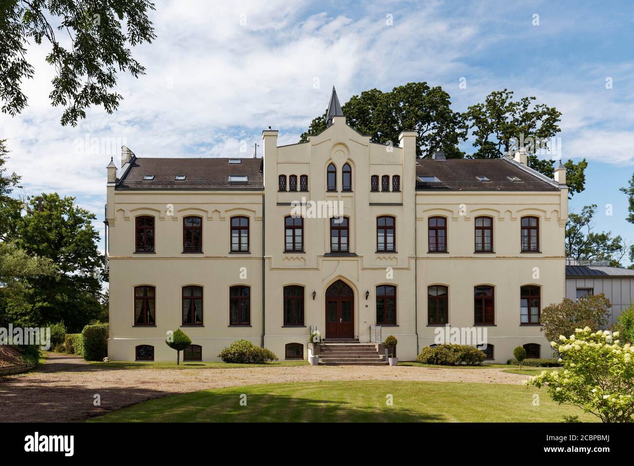 Historisches Herrenhaus von Buelow, heute Ferienwohnungen, Kühlungsborn-Kaegsdorf, Ostsee, Mecklenburg-Vorpommern, Deutschland Stockfoto