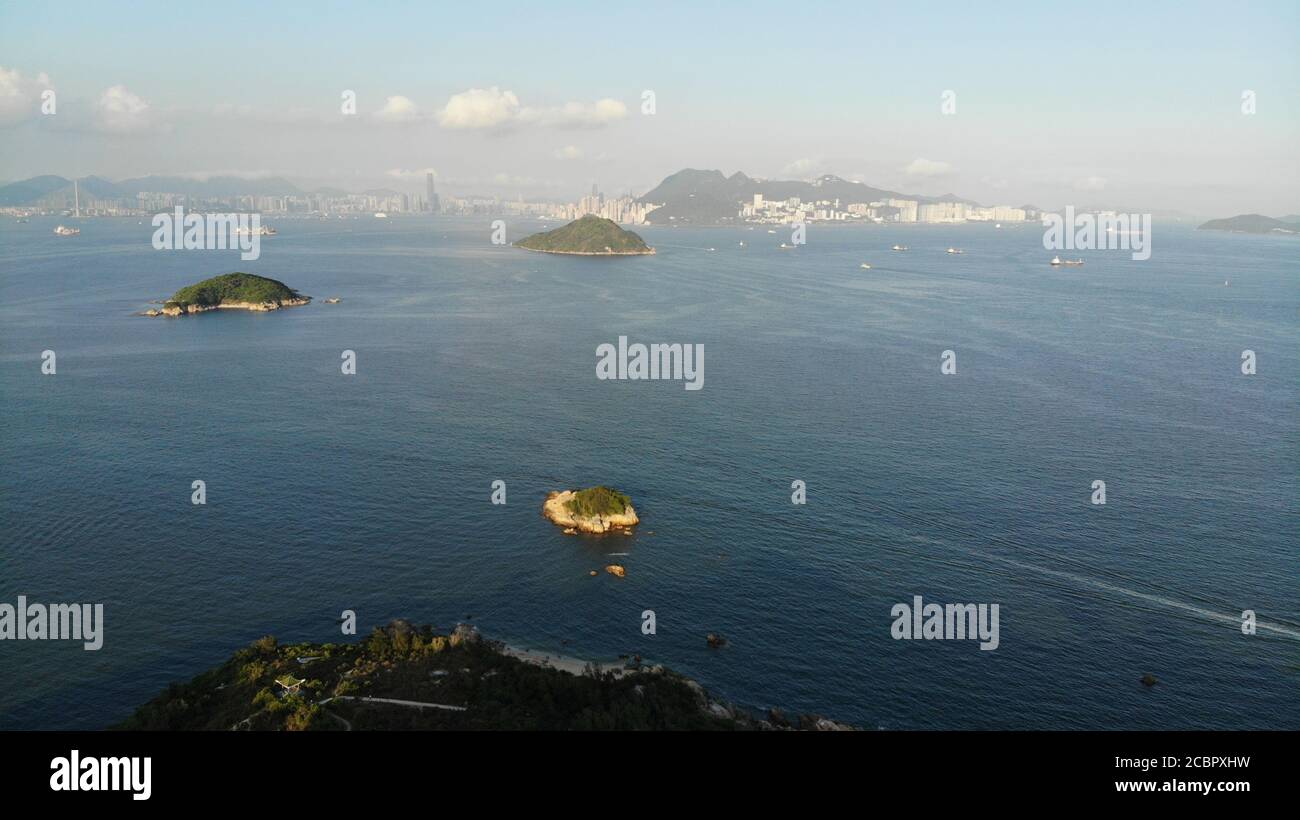 Kau Yi Chau, East Lantau Metropolis Plan Area oder Lantau Tomorrow Vision in hongkong Stockfoto