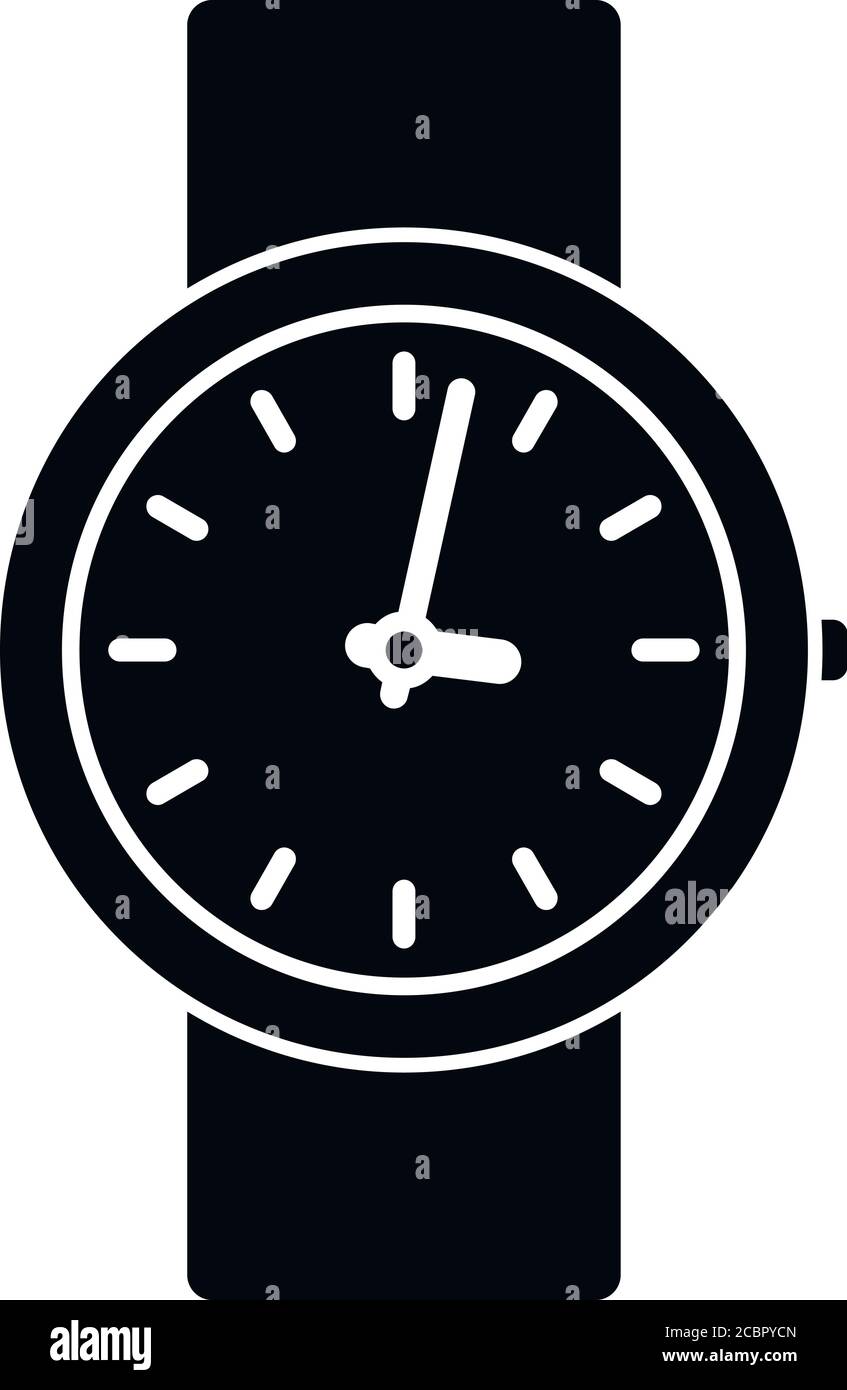 Lederuhr Reparatur Symbol. Einfache Illustration von Leder Uhr Reparatur Vektor-Symbol für Web-Design isoliert auf weißem Hintergrund Stock Vektor