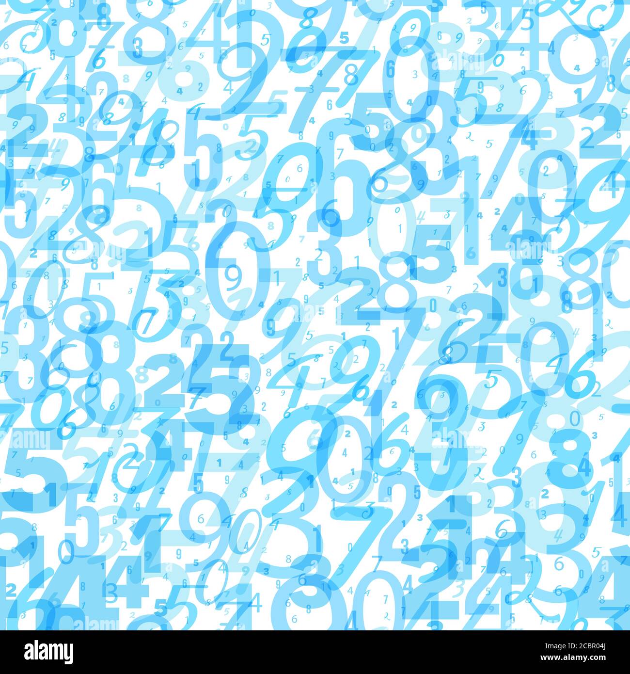 Mathematik Hintergrund - verschiedene Zahlen in zufälligen Muster. Buntes Schulmuster für Kinder. Weiß und blau Mathematik Hintergrund für Kinder. Nahtlos Stock Vektor Mathematik Hintergrund - verschiedene Zahlen in zufälligen Muster. Buntes Schulmuster für Kinder. Weiß und blau Mathematik Hintergrund für Kinder. Nahtlos Stock Vektor