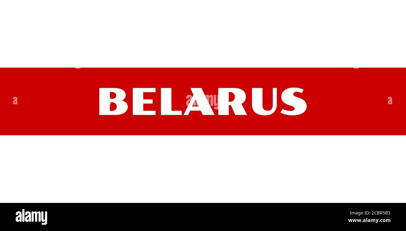Historische belarussische flagge Stock-Vektorgrafiken kaufen - Alamy
