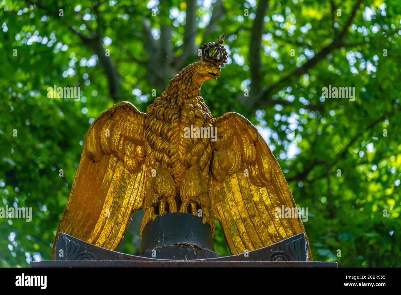 Akademiebrunnen in Oberer Schlossgarten oder Oberer Schlossgarten, Stuttgart, Bundesland Baden-Württemberg, Süddeutschland, Europa Stockfoto