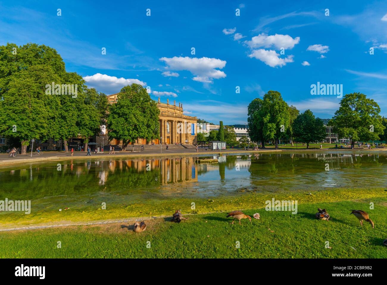 Staatstheater Stuttgart Theater im Oberen Schlossgarten oder Oberen Schlossgarten, Stuttgart, Bundesland Baden-Württemberg, Süddeutschland, Europa Stockfoto