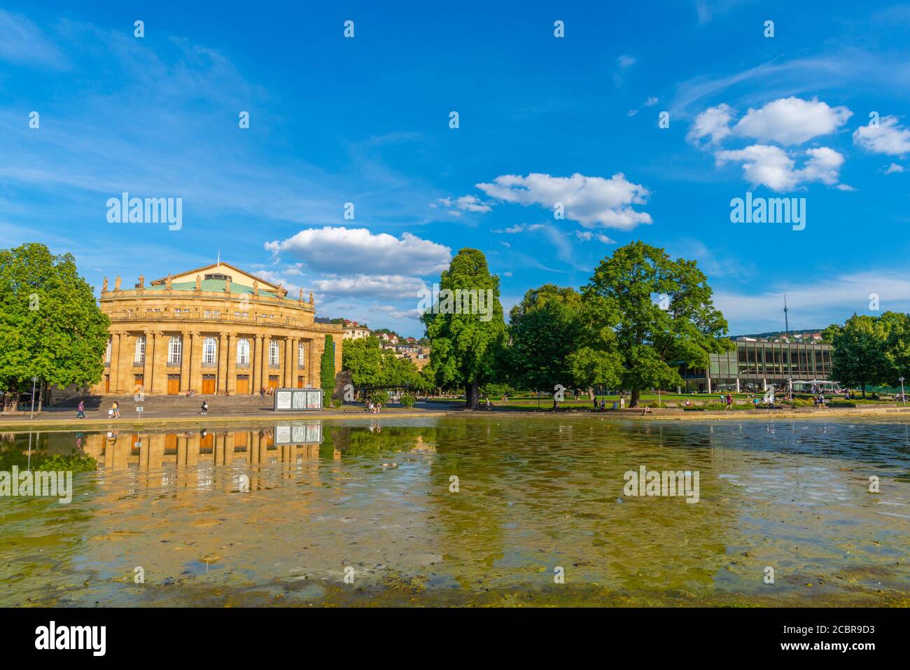 Staatstheater Stuttgart Theater im Oberen Schlossgarten oder Oberen Schlossgarten, Stuttgart, Bundesland Baden-Württemberg, Süddeutschland, Europa Stockfoto