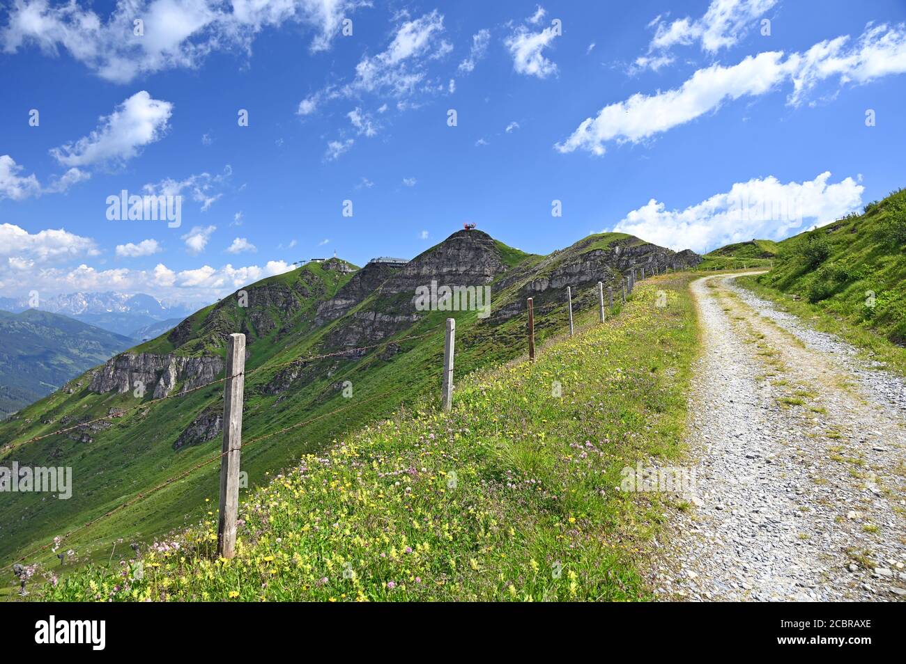 Stubnerkogel Berge Aussichtspunkt Landschaft Österreich Stockfoto