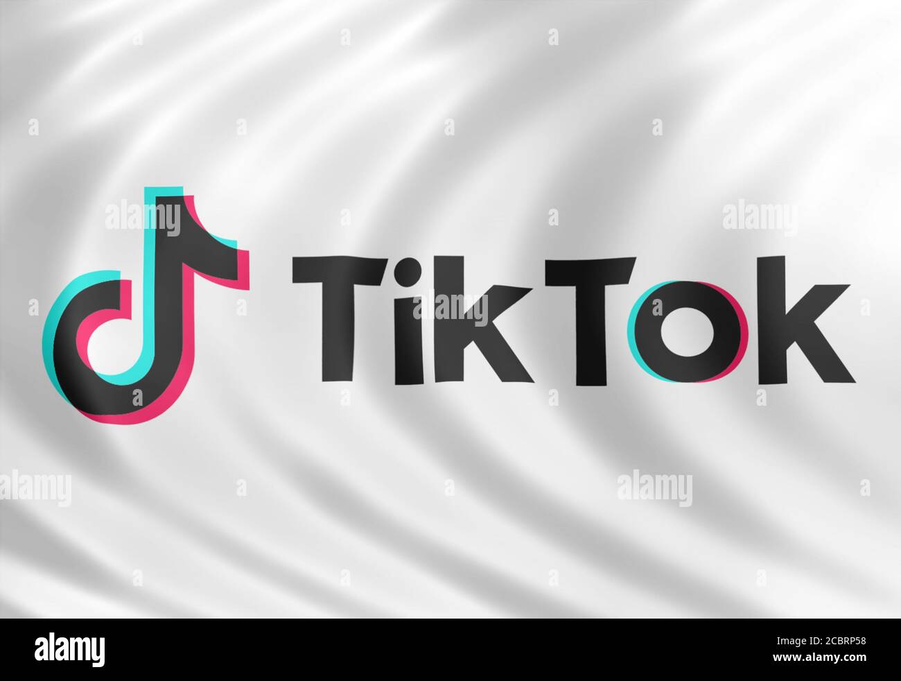 Teilen von TikTok-Videos Stockfoto