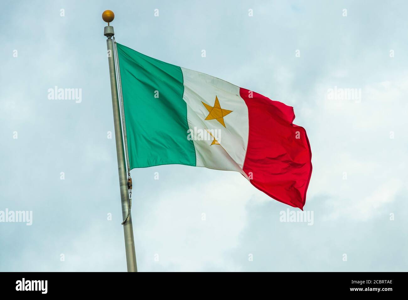 Lone Star Monument und Historical Flag Park in Conroe, Montgomery County, Texas. Stockfoto