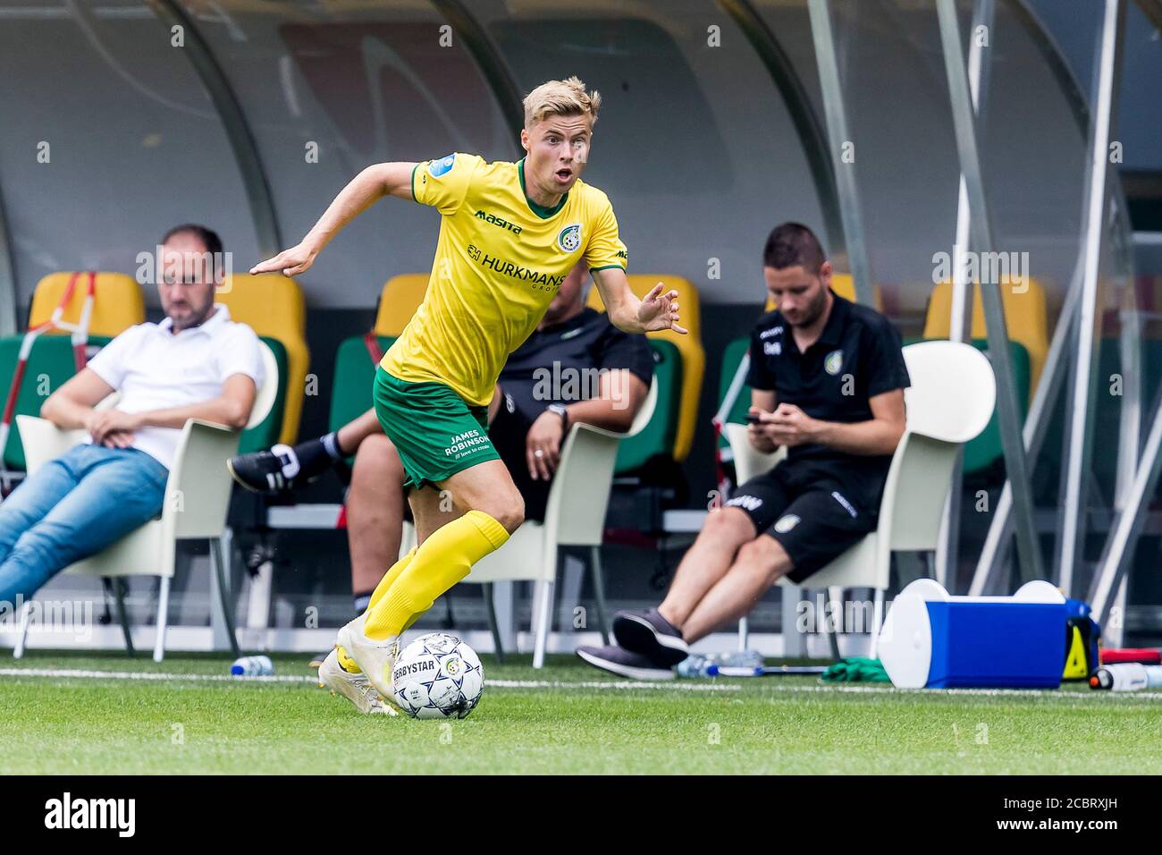 SITTARD - 15-08-2020, Niederländischer Fußball, eredivisie, Saison 2020-2021. Fortuna-Spieler Emil Hansson während des Spiels Fortuna Sittard - Groene Ster Credit: Pro Shots/Alamy Live News Stockfoto