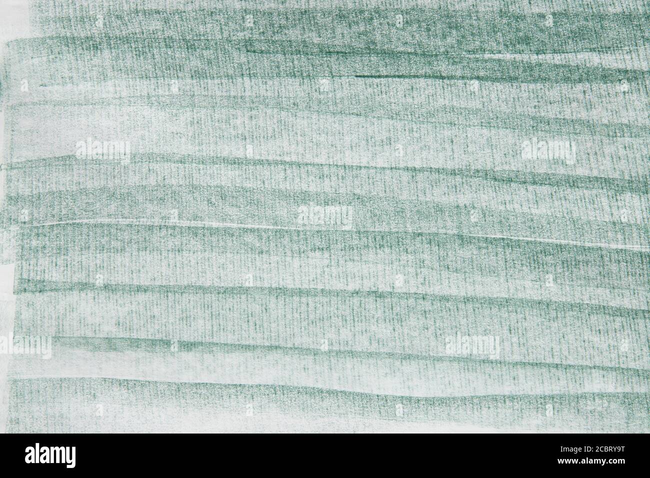 Grüne Farbe abstrakt Kreide Zeichnung Papier Hintergrund Textur Stockfoto
