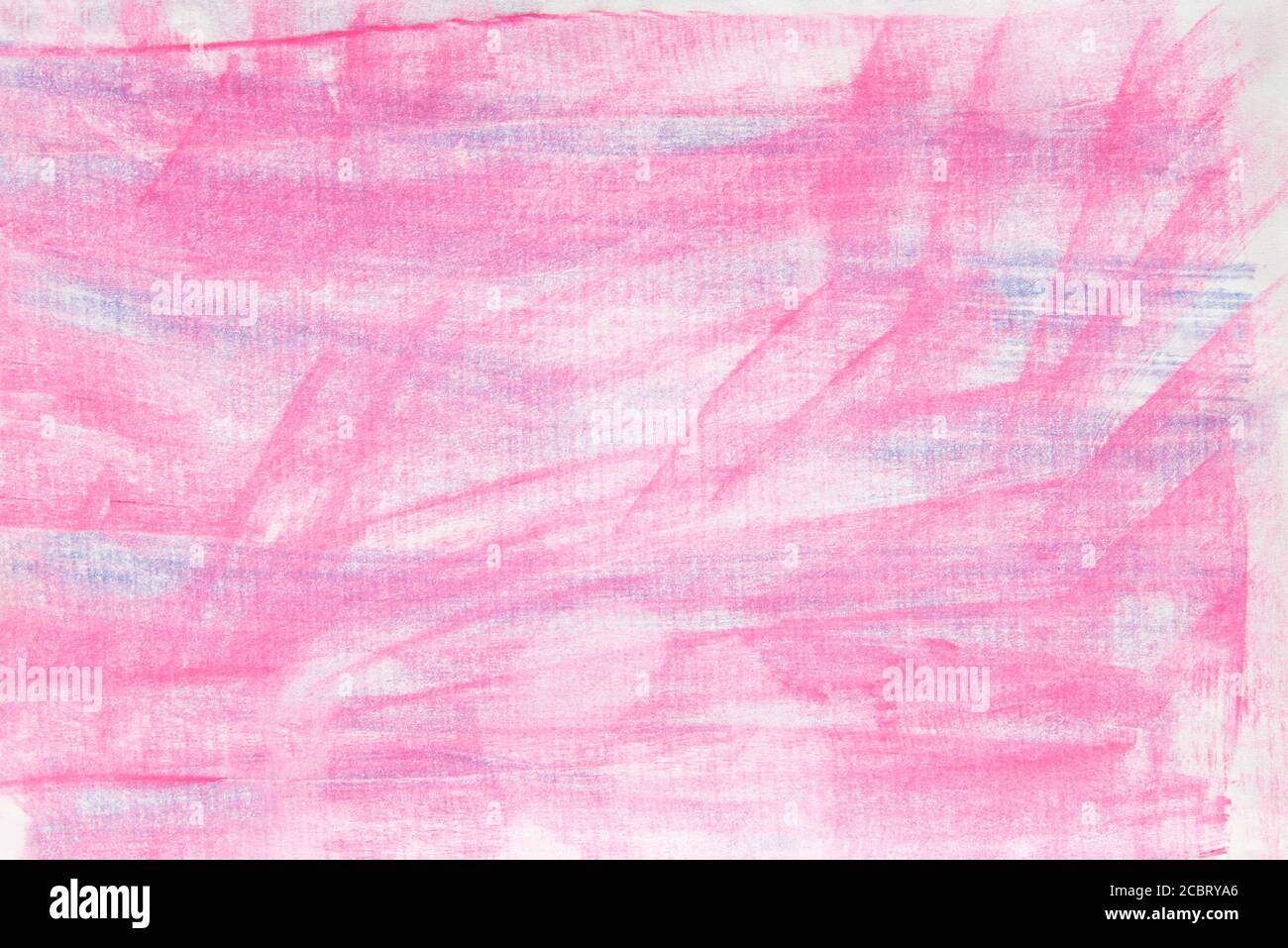 Rosa Pastellkreide auf Papier Hintergrund Textur Stockfoto