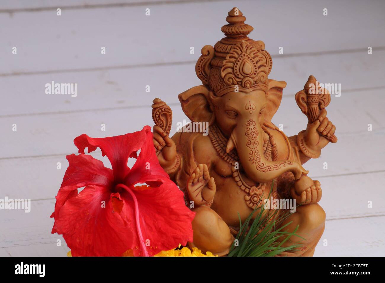 Lord Ganesha Idol, Ganesh Festival Stockfoto