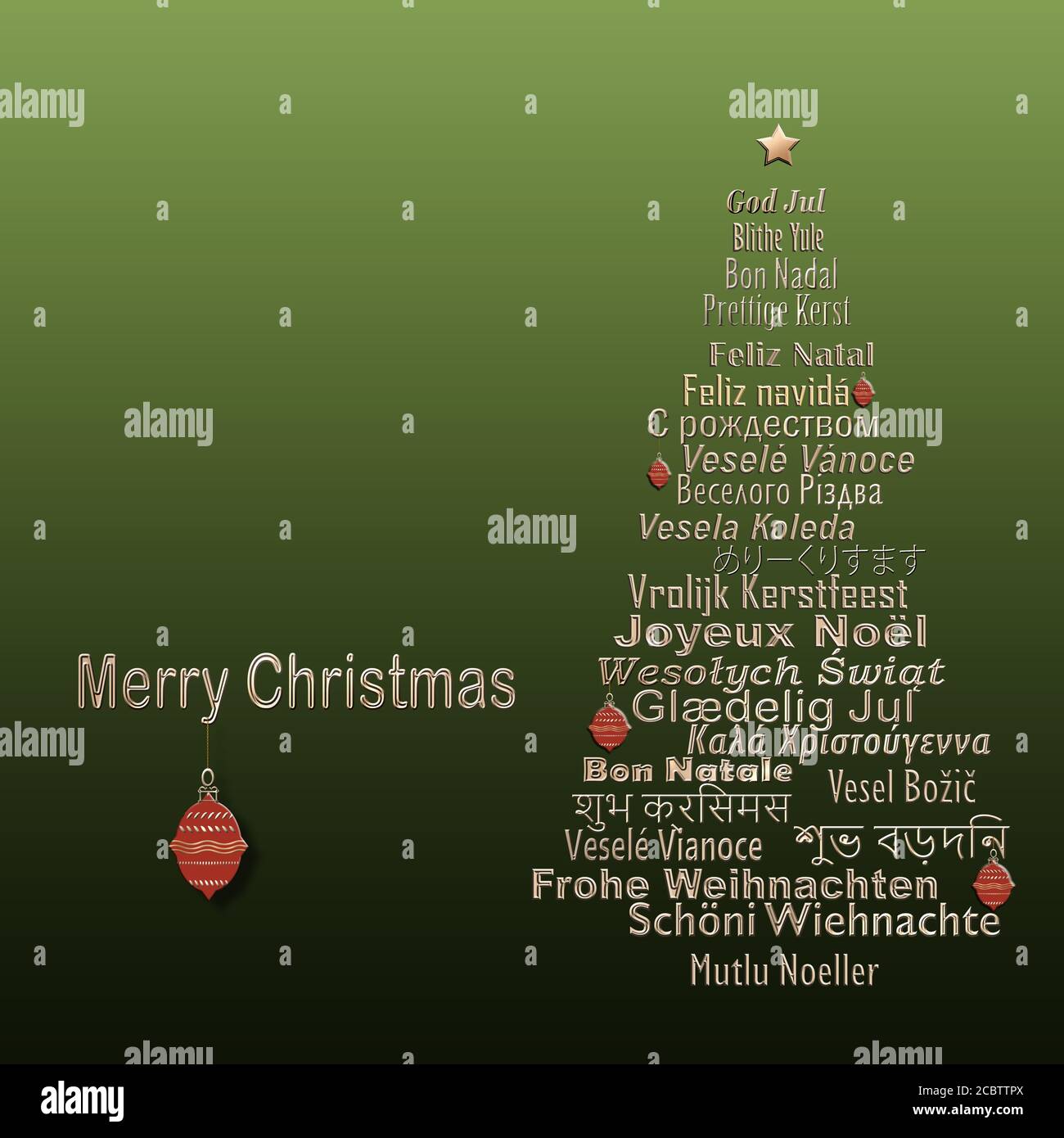 Weihnachten verschiedene sprachen Fotos und Bildmaterial in hoher Auflösung Alamy