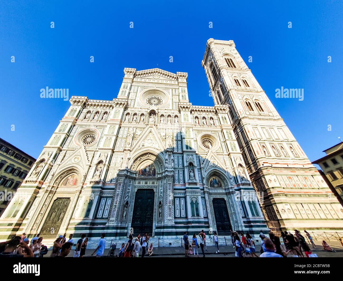 Die Kathedrale von Florenz und der Campanile von Giotto Stockfoto