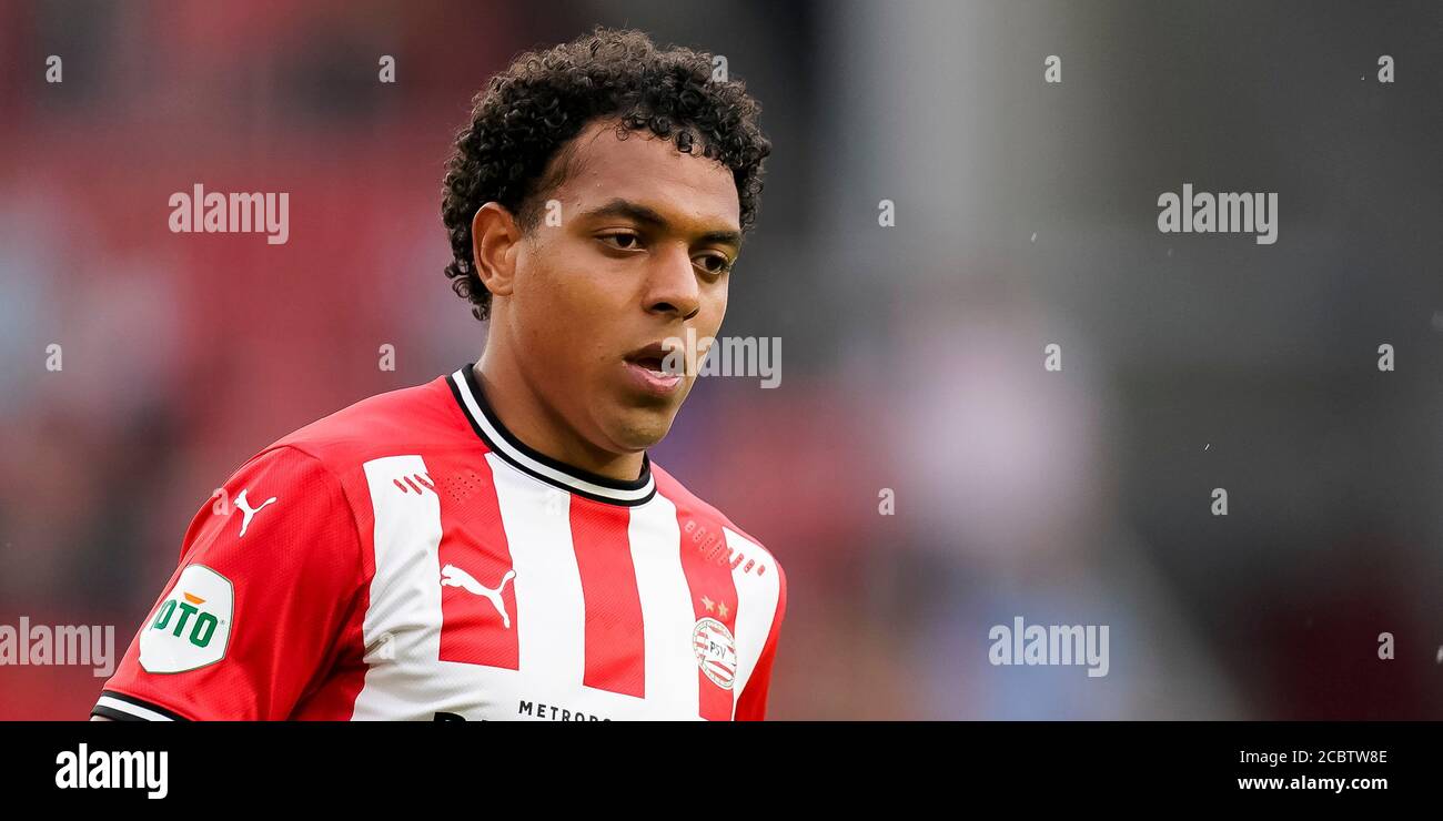 EINDHOVEN, PSV - Vitesse, 15-08-2020, Fußball, Freundschaftsspiel, Niederländische Eredivisie, Saison 2020-2021, Philips Stadium, PSV-Spieler Donyell Malen Stockfoto