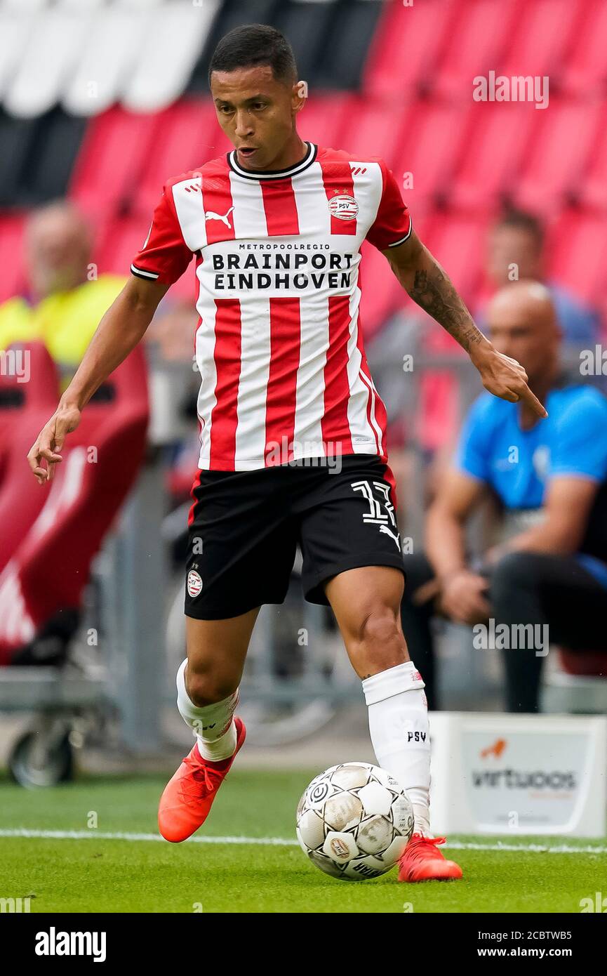 EINDHOVEN, PSV - Vitesse, 15-08-2020, Fußball, Freundschaftsspiel, Niederländische Eredivisie, Saison 2020-2021, Philips Stadium, PSV-Spieler Mauro Jr Stockfoto