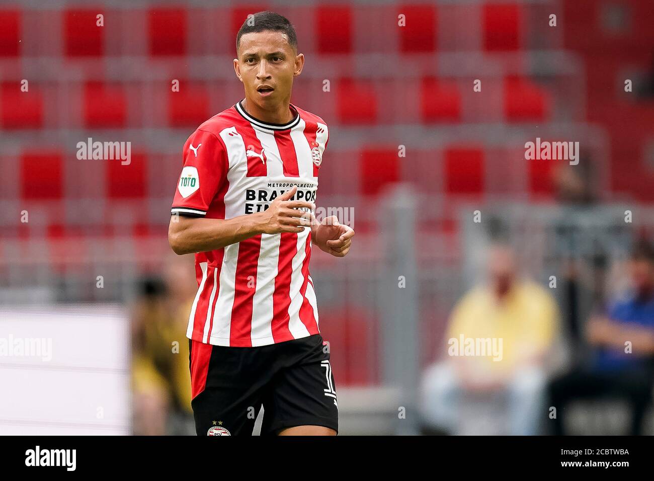 EINDHOVEN, PSV - Vitesse, 15-08-2020, Fußball, Freundschaftsspiel, Niederländische Eredivisie, Saison 2020-2021, Philips Stadium, PSV-Spieler Mauro Jr Stockfoto