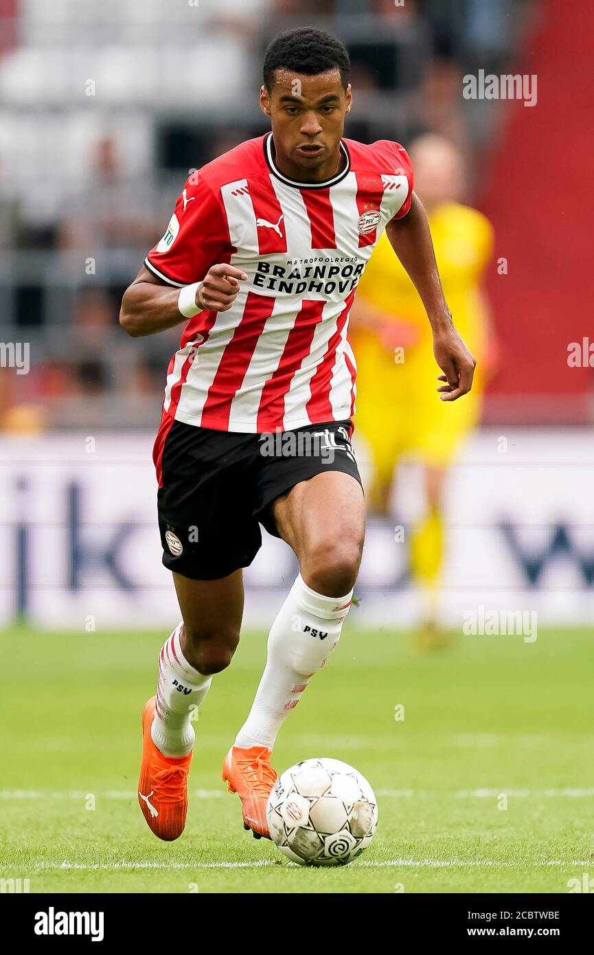 EINDHOVEN, PSV - Vitesse, 15-08-2020, Fußball, Freundschaftsspiel, Niederländische Eredivisie, Saison 2020-2021, Philips Stadium, PSV-Spieler Cody Gakpo Stockfoto