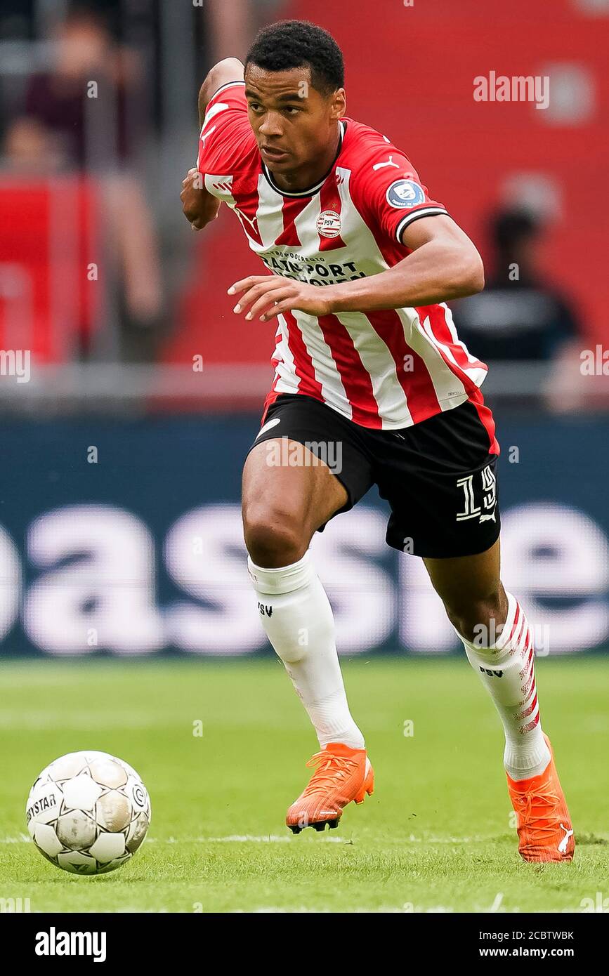 EINDHOVEN, PSV - Vitesse, 15-08-2020, Fußball, Freundschaftsspiel, Niederländische Eredivisie, Saison 2020-2021, Philips Stadium, PSV-Spieler Cody Gakpo Stockfoto