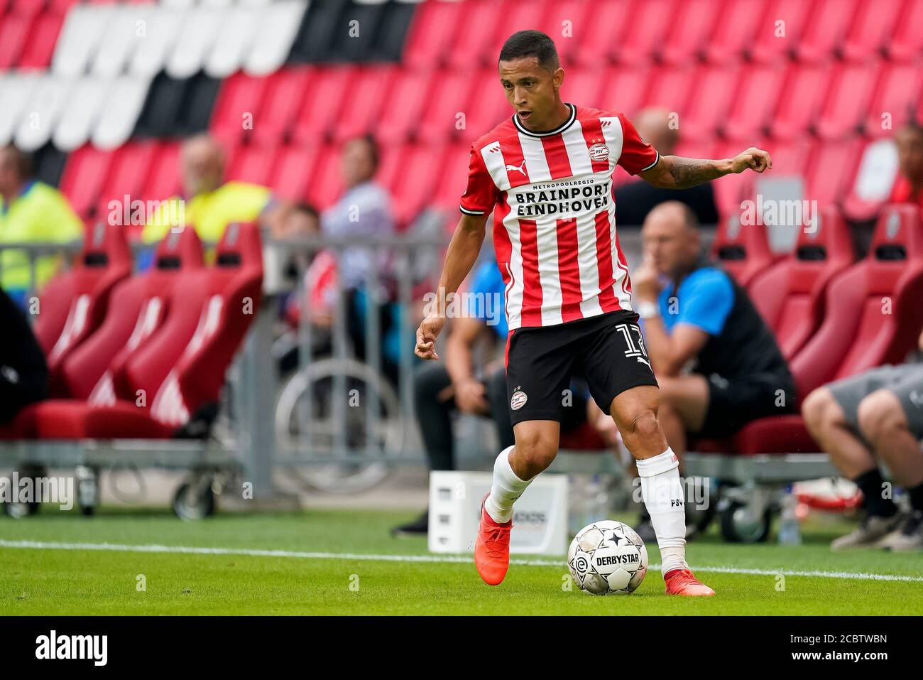EINDHOVEN, PSV - Vitesse, 15-08-2020, Fußball, Freundschaftsspiel, Niederländische Eredivisie, Saison 2020-2021, Philips Stadium, PSV-Spieler Mauro Jr Stockfoto