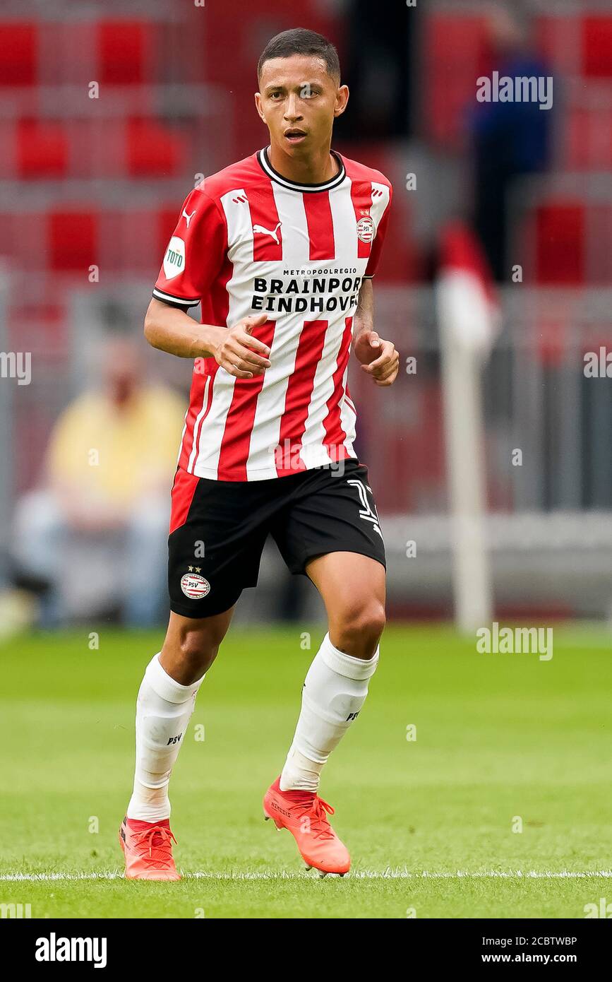 EINDHOVEN, PSV - Vitesse, 15-08-2020, Fußball, Freundschaftsspiel, Niederländische Eredivisie, Saison 2020-2021, Philips Stadium, PSV-Spieler Mauro Jr Stockfoto