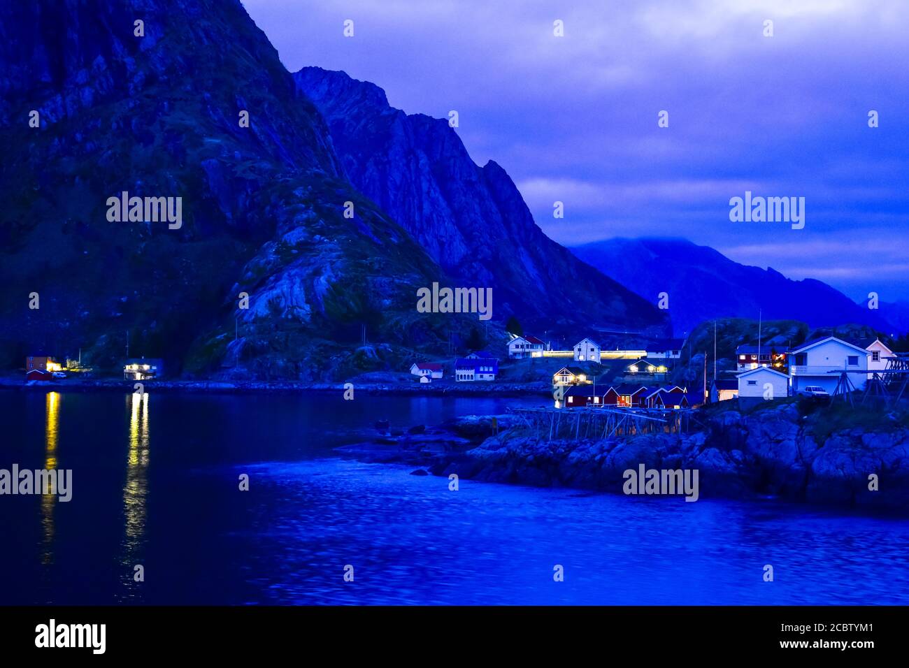 Hamnoy Stockfoto