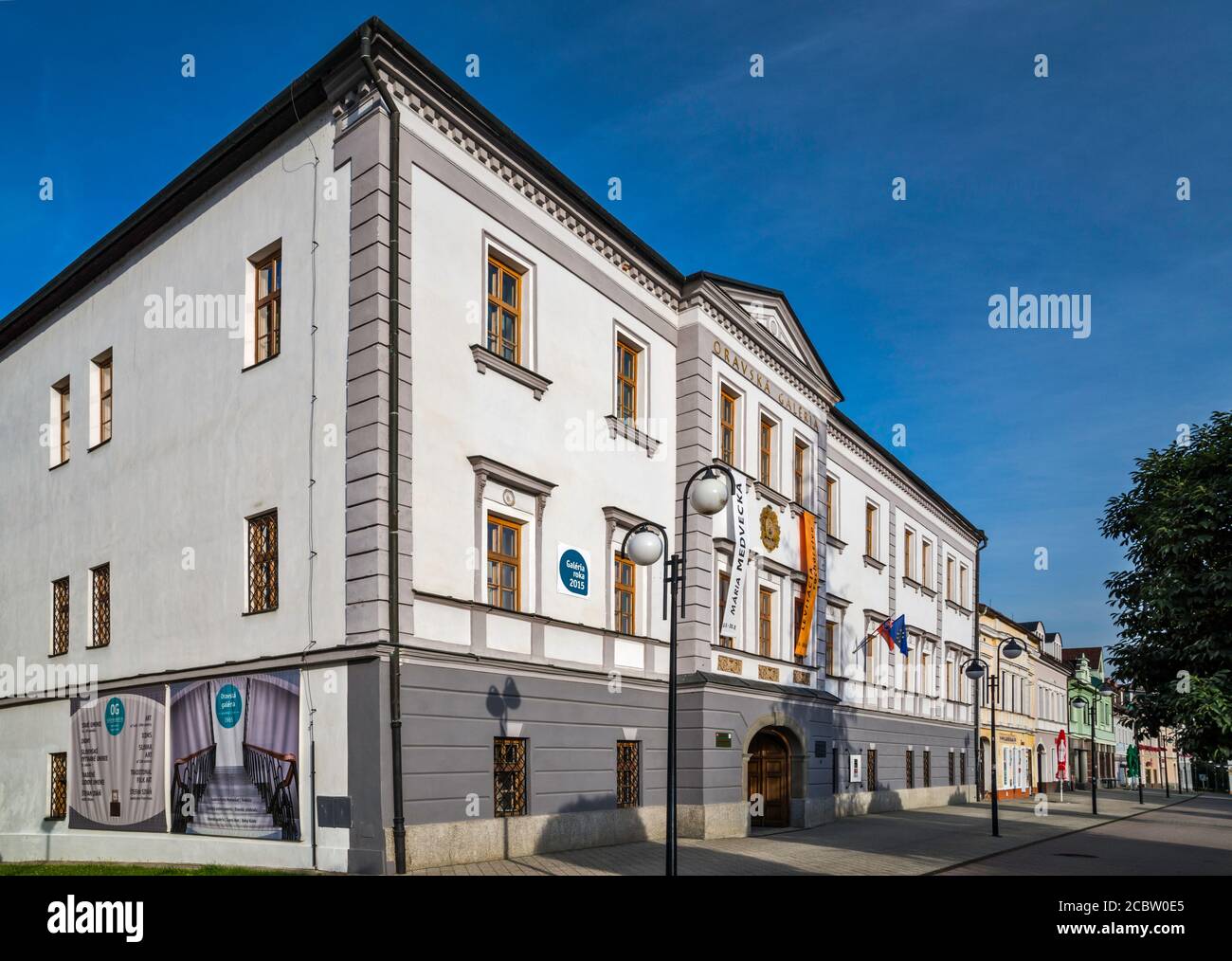Oravska Galeria, Kunstmuseum, Zupny Dom in Dolny Kubin, Orava Gebiet, Zilina Region, Slowakei Stockfoto