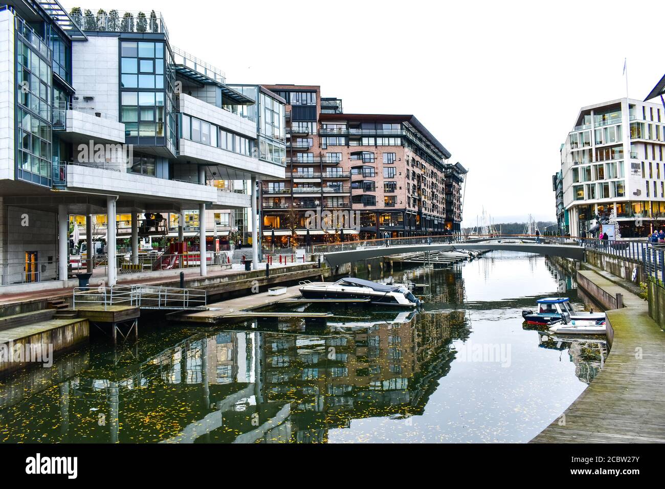 Aker Brygge Stockfoto