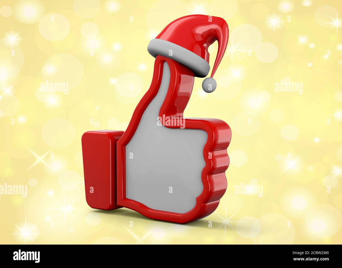 Ich mag Weihnachten - 3d Stockfoto