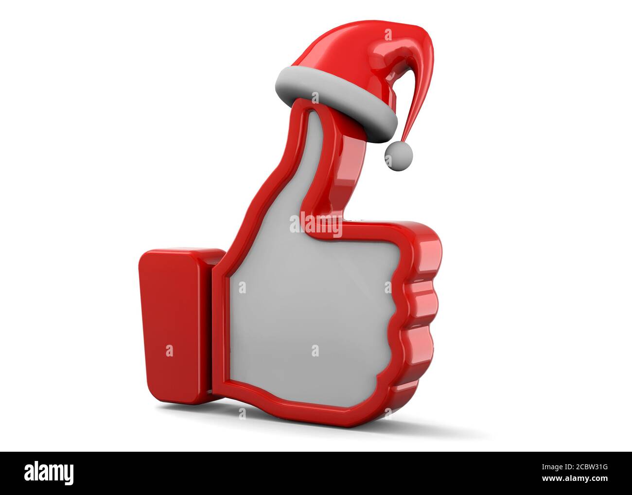 Ich mag Weihnachten - 3d Stockfoto