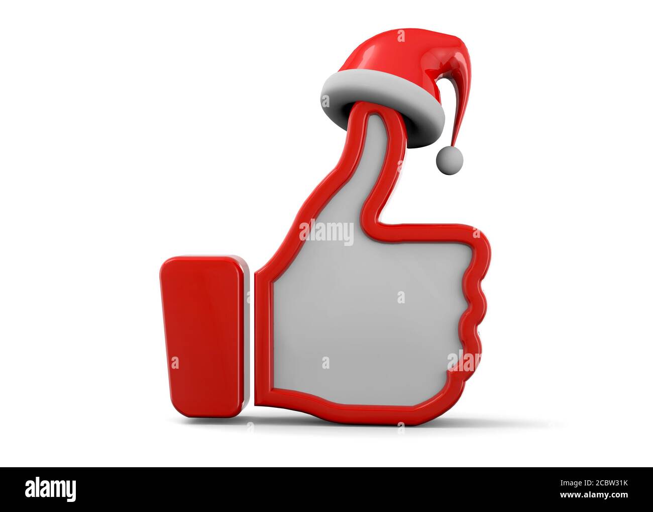 Ich mag Weihnachten - 3d Stockfoto