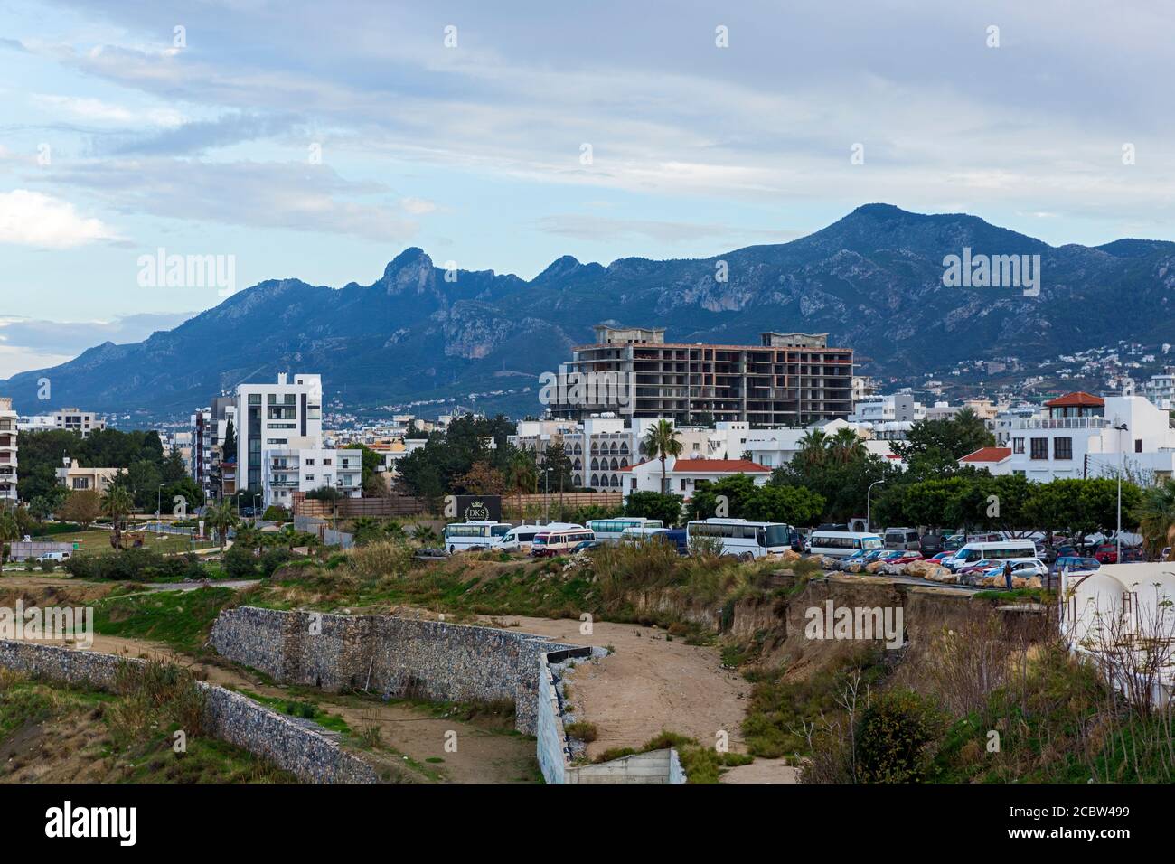 Kyrenia, Girne, Stadtansicht, Türkische Republik Nordzypern Stockfoto