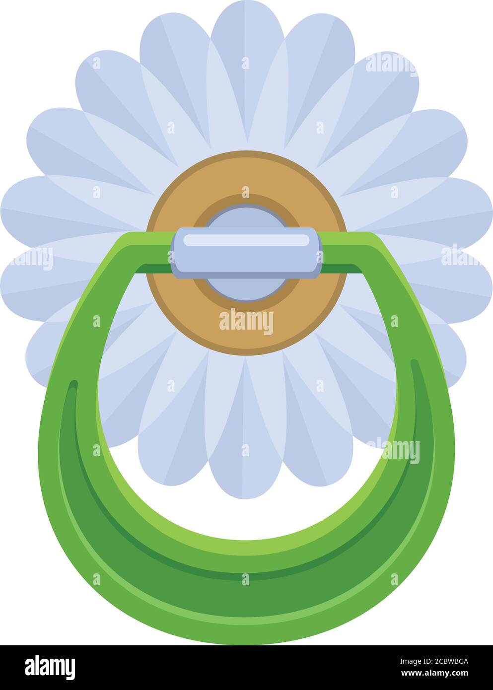 Symbol für Blumensauger. Cartoon von Blume Schnuller Vektor-Symbol für Web-Design isoliert auf weißem Hintergrund Stock Vektor