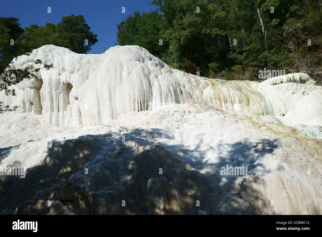 Bagni San Filippo (Castiglione d'Orcia Siena Toskana Italien) Thermische hot springSI