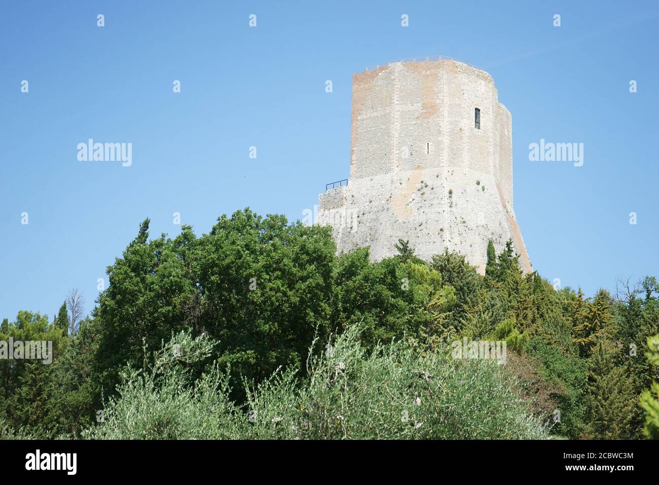 Die Rocca d'Orcia ( Rocca di Tentennano) Castiglione d'Orcia, Val d'Orcia, Provinz Siena, Toskana, Italien, Europa Stockfoto