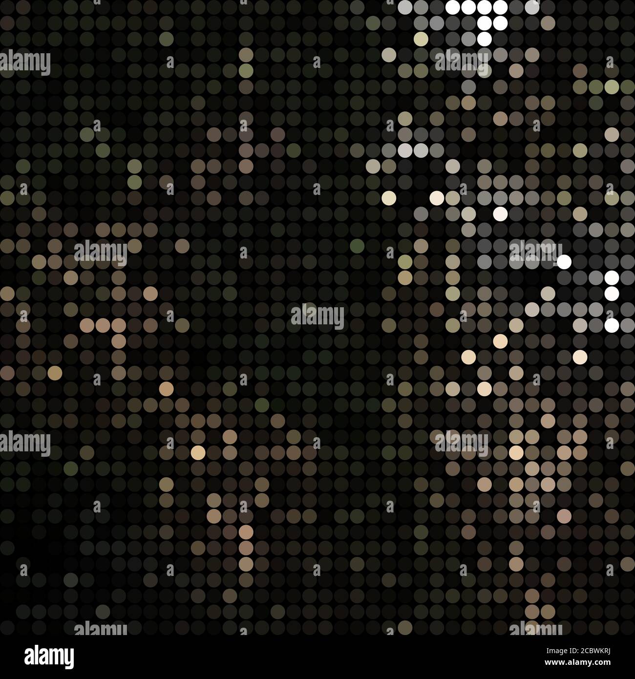Abstract vector Farbige runden Punkte Hintergrund - Grau und Schwarz Stock Vektor