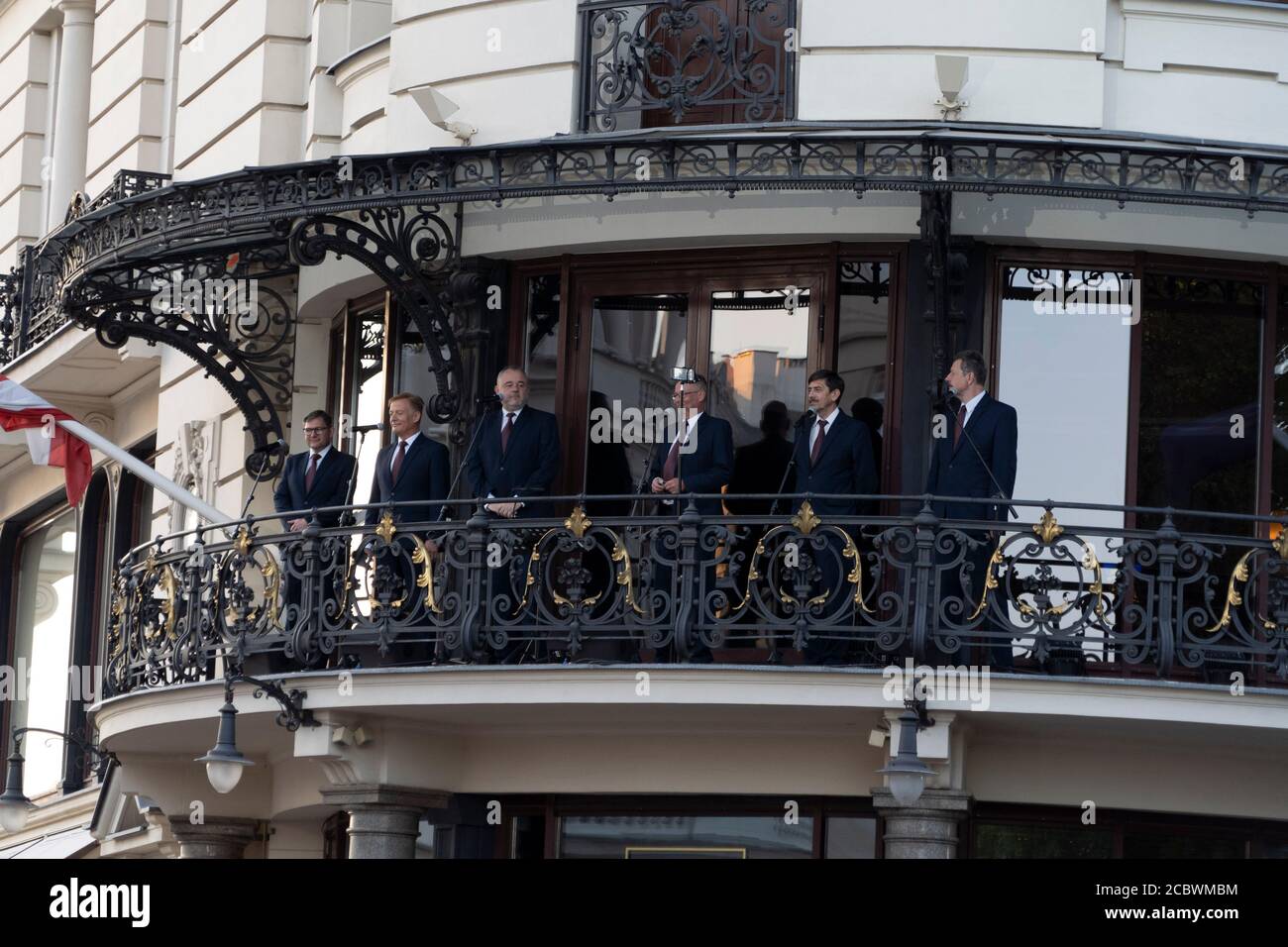 Warschau, Polen. August 2020. Konzert anlässlich des 100. Jahrestages der Schlacht von Warschau. (Foto: Beata Siewicz/Pacific Press) Quelle: Pacific Press Media Production Corp./Alamy Live News Stockfoto