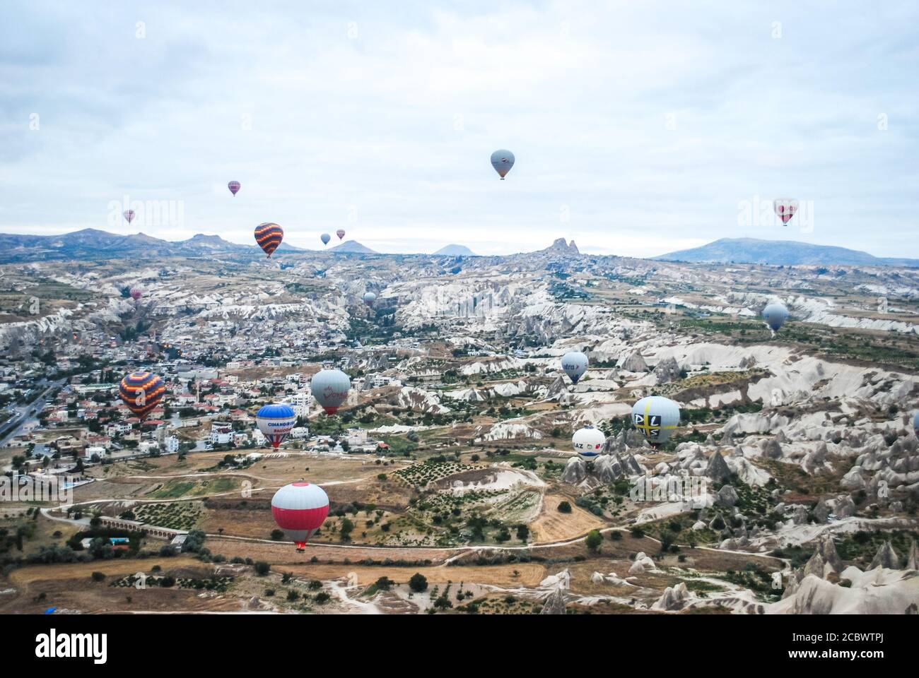 Heißluftballons in Kappadokien Stockfoto